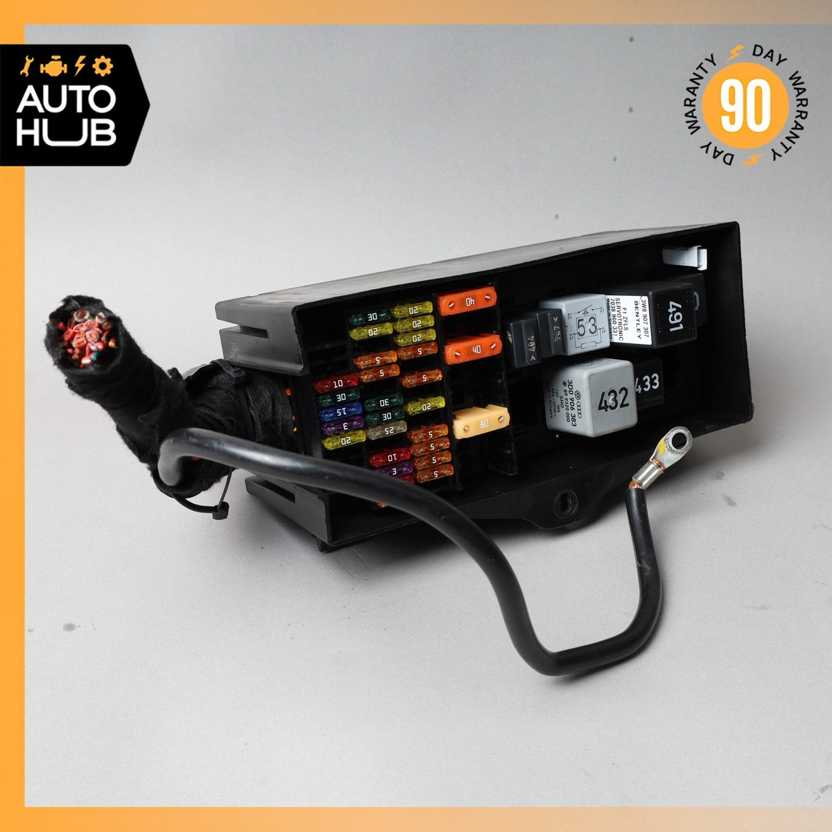 Bentley Continental GTC Speed Trunk Boot Relay Junction Fusebox 3W7937619 OEM - photo 1