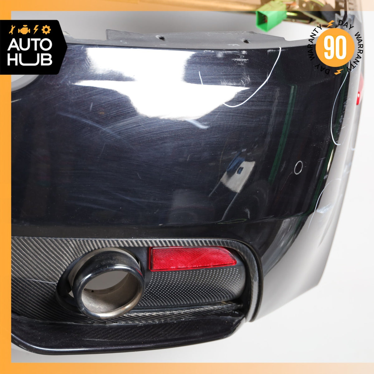 13-16 Aston Martin DB9 Rear Bumper Cover Assembly w/ Carbon Fiber Diffuser OEM - photo 5