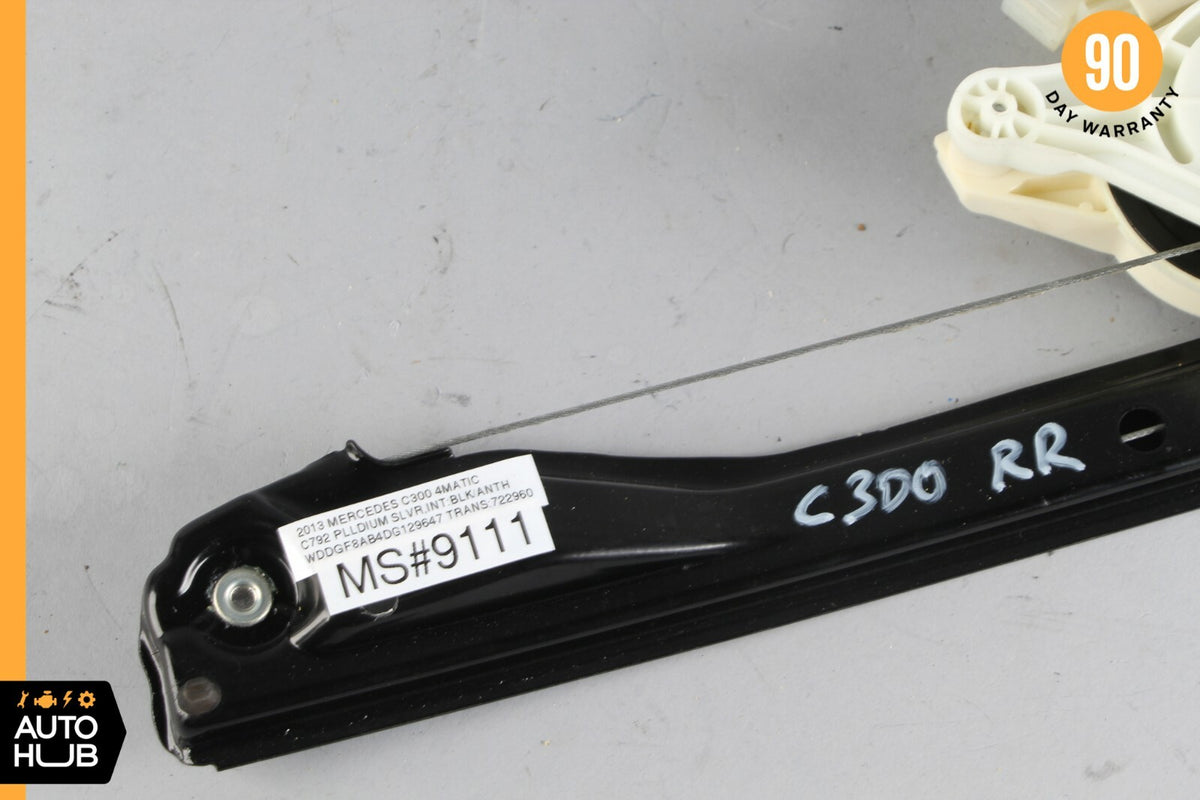 08-14 Mercedes W204 C300 C350 Rear Right Door Window Regulator Motor OEM - photo 4