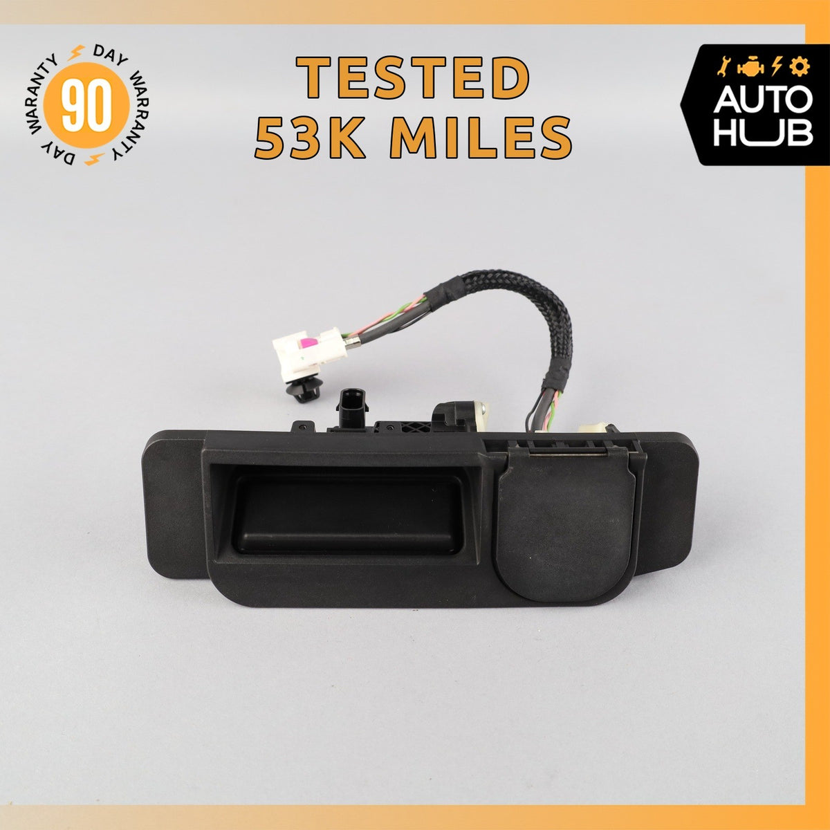 14-20 Mercedes R172 SLC300 S550 Trunk Tailgate Release Open Handle w/ Camera OEM - photo 1