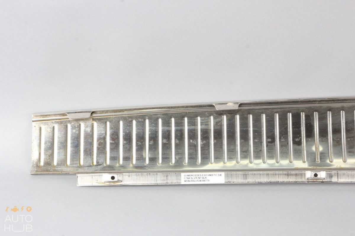98-03 Mercedes W210 E320 Wagon Trunk Scuff Plate Trim Panel 2106981889 OEM - photo 7