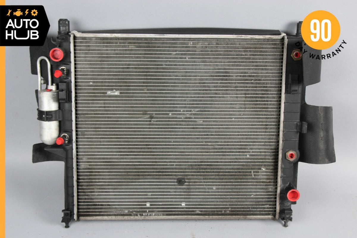 98-05 Mercedes W163 ML320 ML350 Engine Cooling Radiator AC A/C Condenser OEM - photo 2