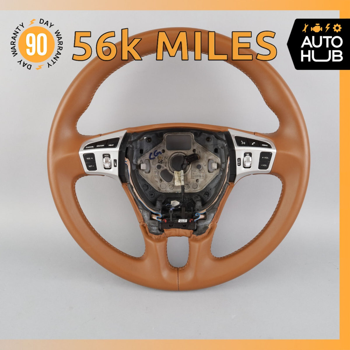 08-18 Bentley Continental GT GTC Flying Spur Driver Steering Wheel Leather OEM - photo 1
