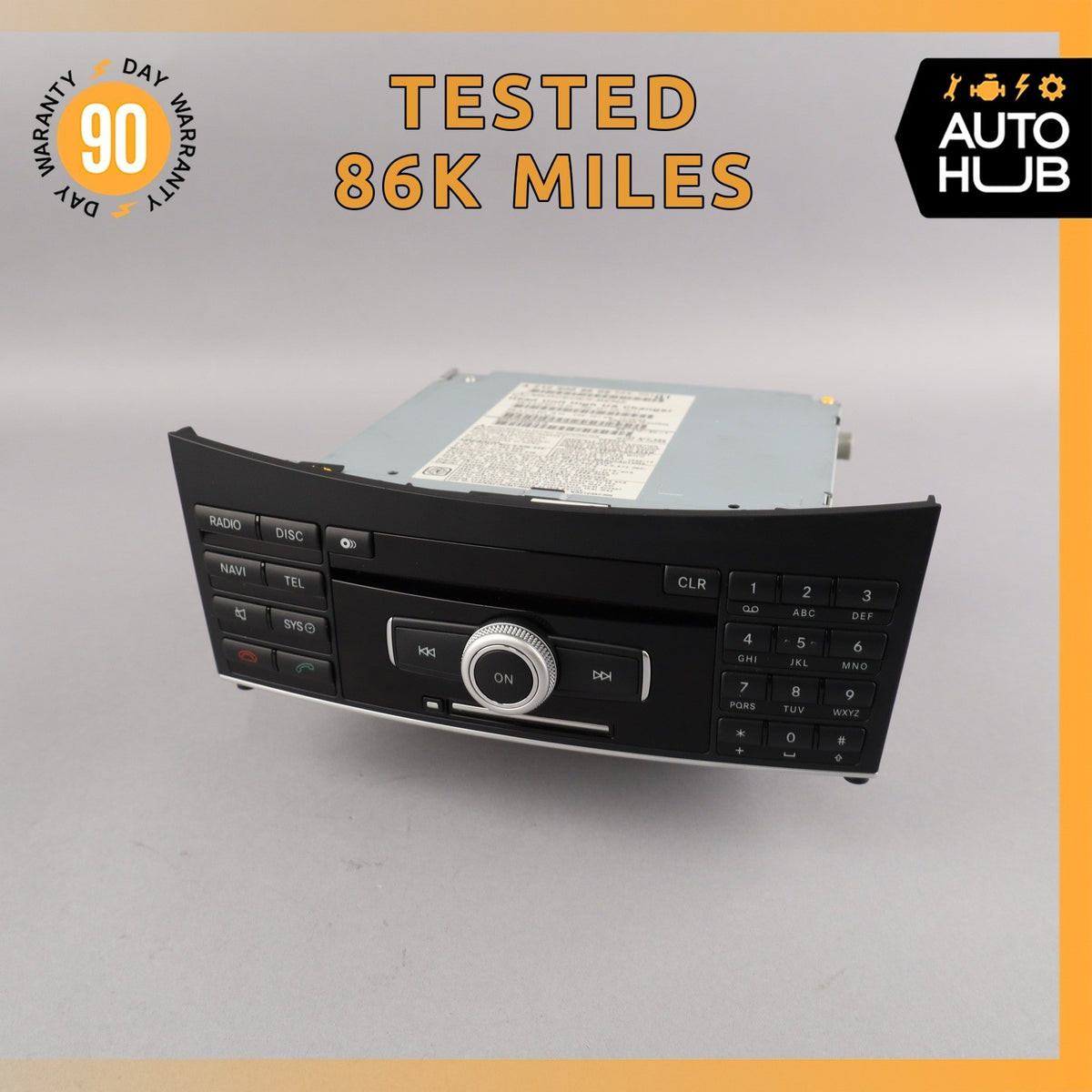 10-11 Mercedes W212 E350 E550 Command Head Unit CD Changer Radio OEM - photo 1