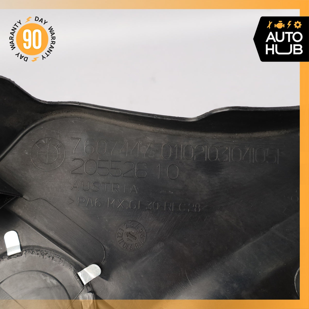 10-19 BMW F15 X5 535i N55 Engine Motor Upper Cover Panel Trim 11127607447 OEM - photo 13