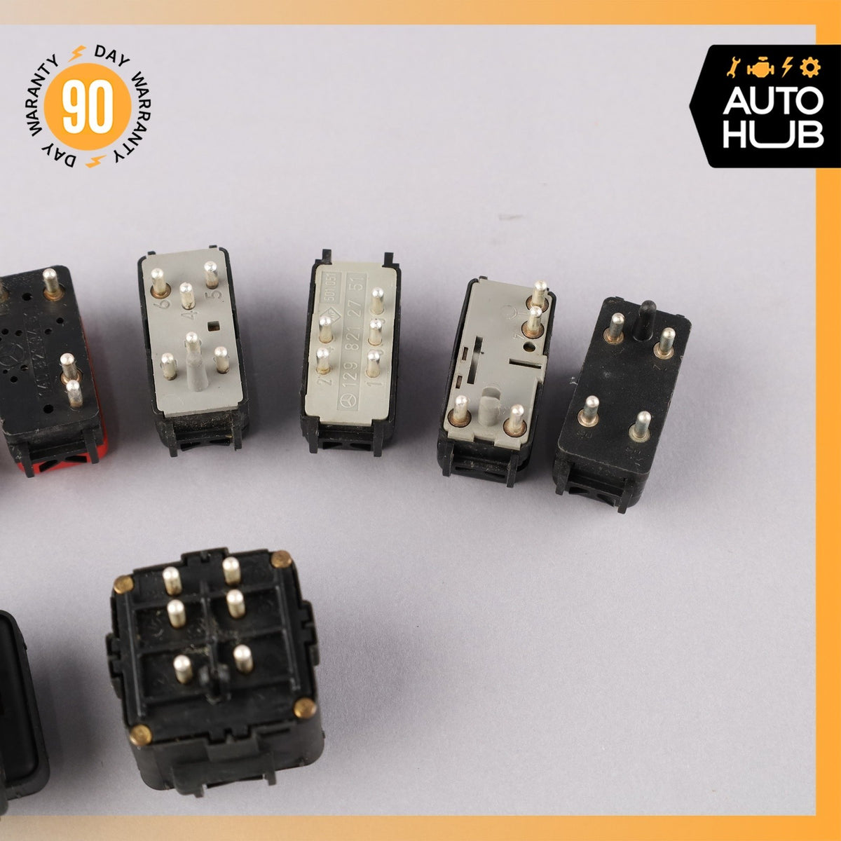 Mercedes R129 SL500 SL320 Center Console Control Switch Buttons Set OEM - photo 8
