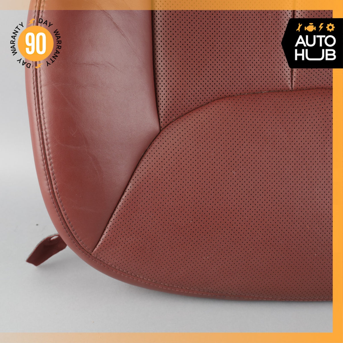 07-08 Mercedes R230 SL550 Right Side Lower Bottom Seat Cushion Nappa OEM 61k - photo 3