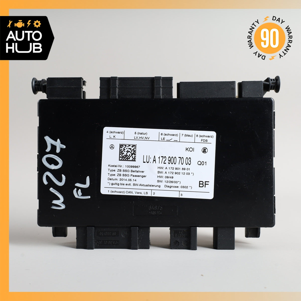 Mercedes W207 E350 CLS550 SLK250 C350 Seat Control Module Front Right Side OEM - photo 6