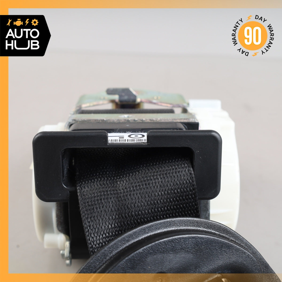 BMW E90 328i 335i Front Left Driver Side Seatbelt Seat Belt Black OEM 67k - photo 14
