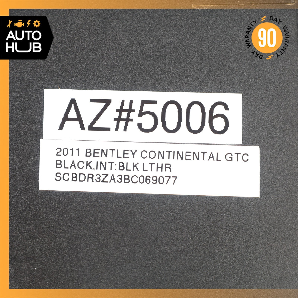 11-12 Bentley Continental GTC Flying Spur Fuel Pump Control Module OEM 59k - photo 8