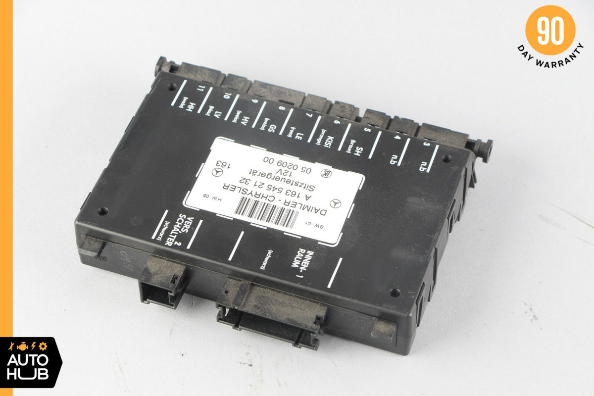 98-05 Mercedes W163 ML320 ML500 Seat Control Module Front Left Or Right OEM - photo 4