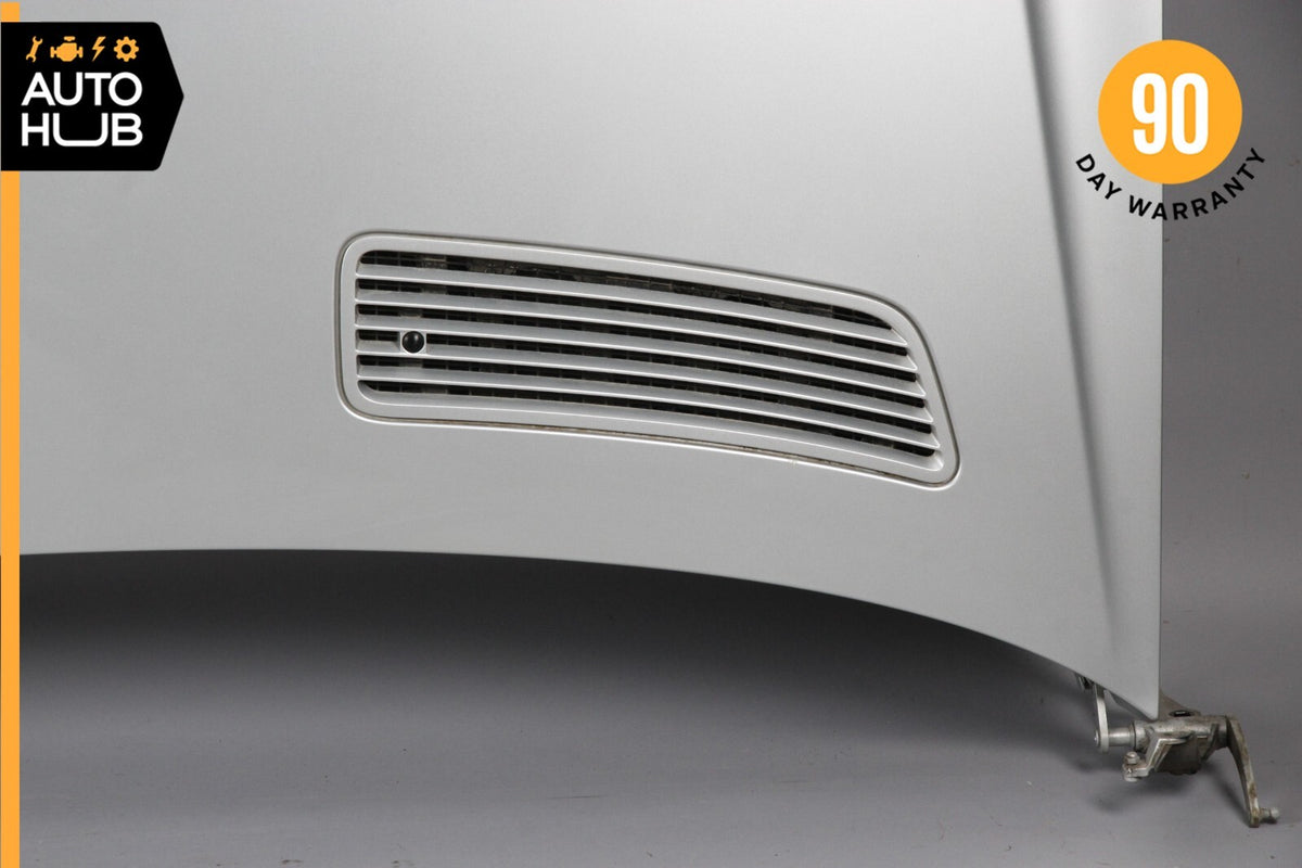 07-13 Mercedes W221 S63 AMG S550 Hood Panel Assembly Iridium Silver Metallic OEM - photo 5