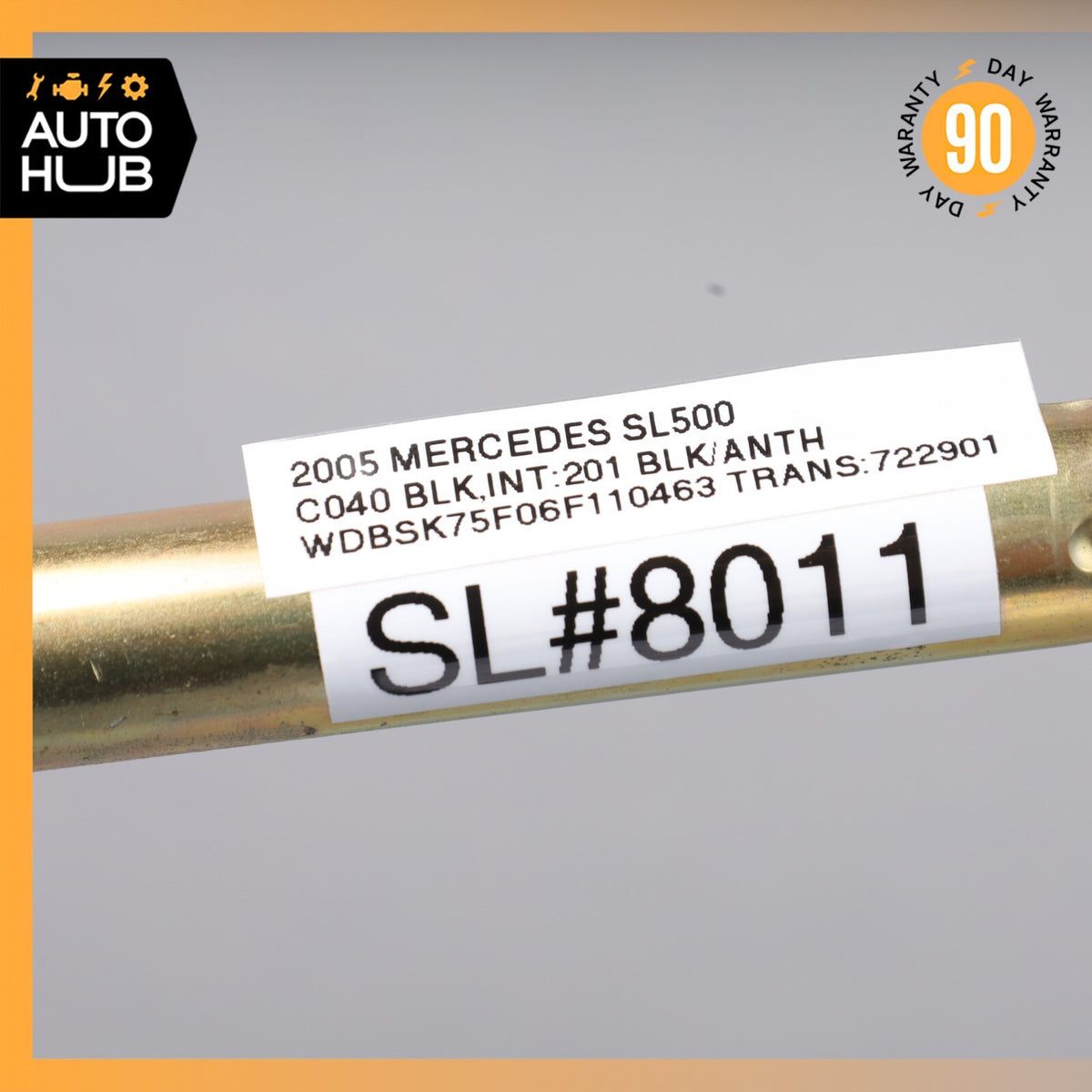 Mercedes R230 SL500 SL55 AMG Convertible Top Right Side Load Assist Cylinder OEM - photo 12