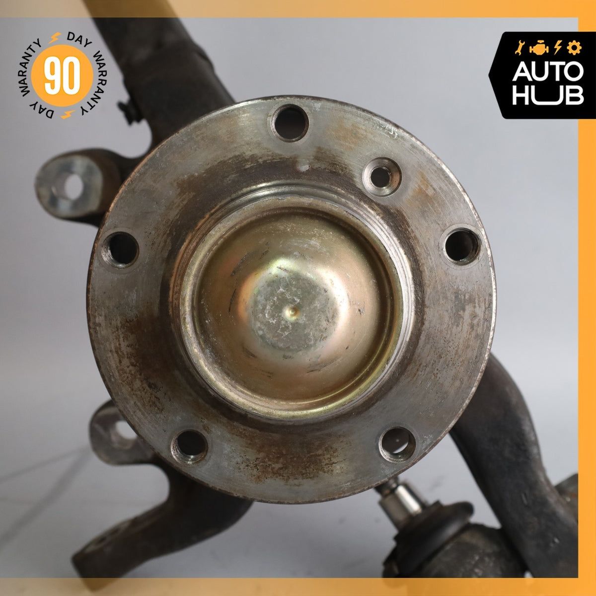01-10 Bentley Arnage Azure Brooklands Front Right Spindle Knuckle Hub OEM 42k - photo 4