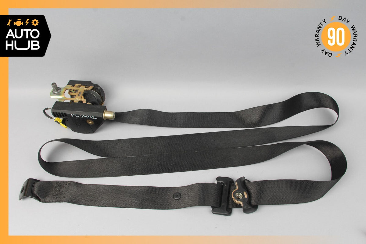 98-05 Mercedes W163 ML500 ML320 ML55 AMG Rear Left Driver Seat Belt Black OEM - photo 7