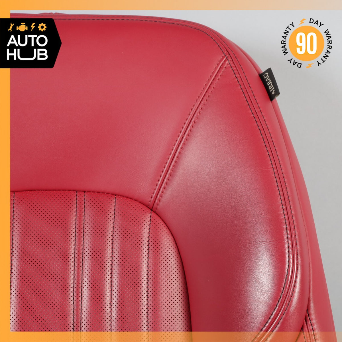 17-22 Maserati Levante S M161 Front Left Top Upper Seat Cushion Red OEM 26k - photo 4