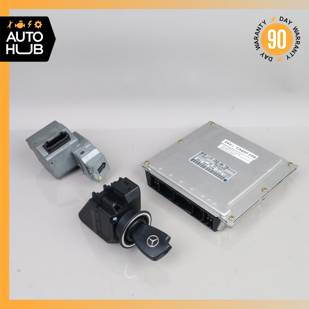 01-03 Mercedes W208 CLK430 ECU EIS Ignition Switch Key Lock Set OEM - photo 2
