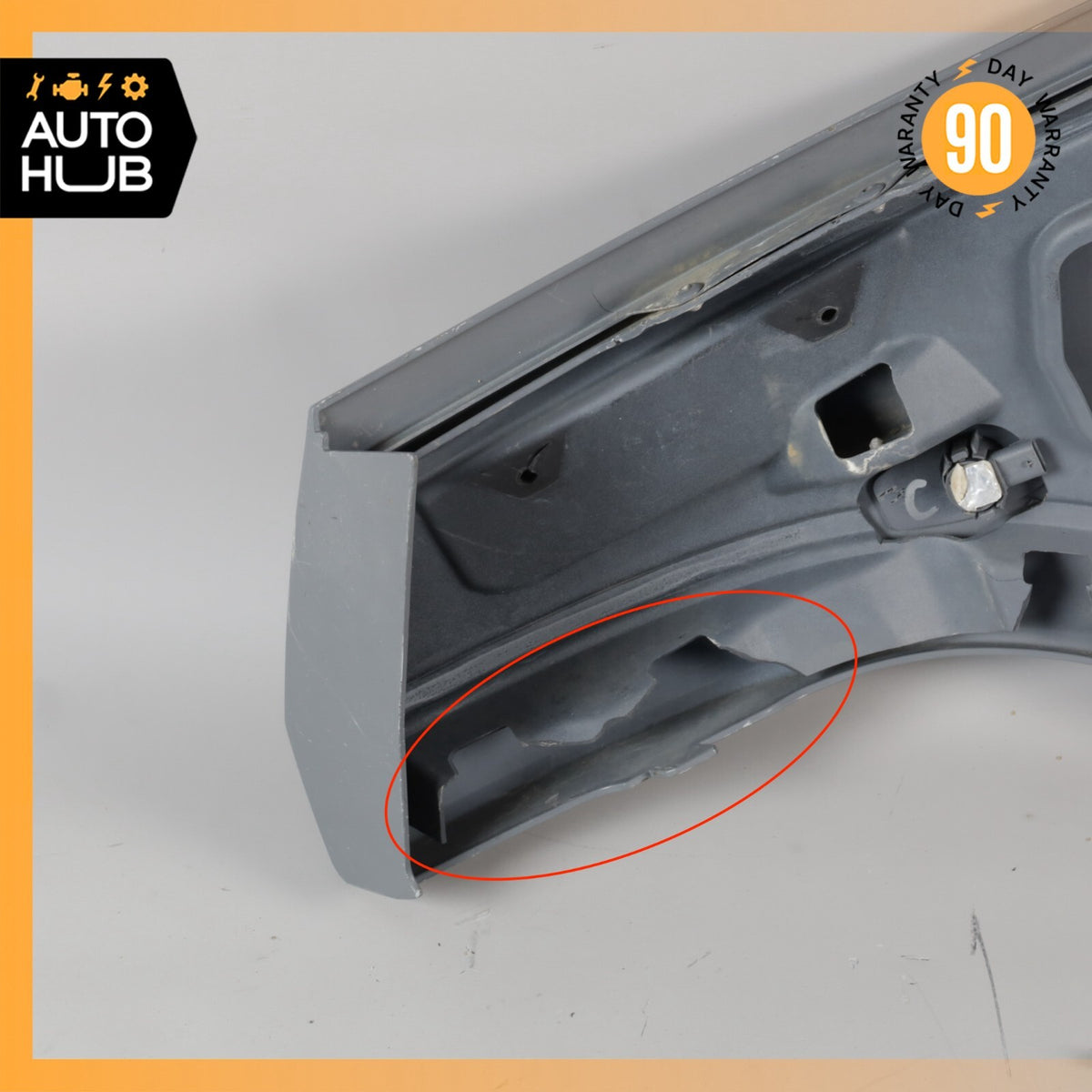 17-23 Aston Martin DB11 Rear Left Side Bumper Corner Panel Trim PRIMED OEM - photo 13