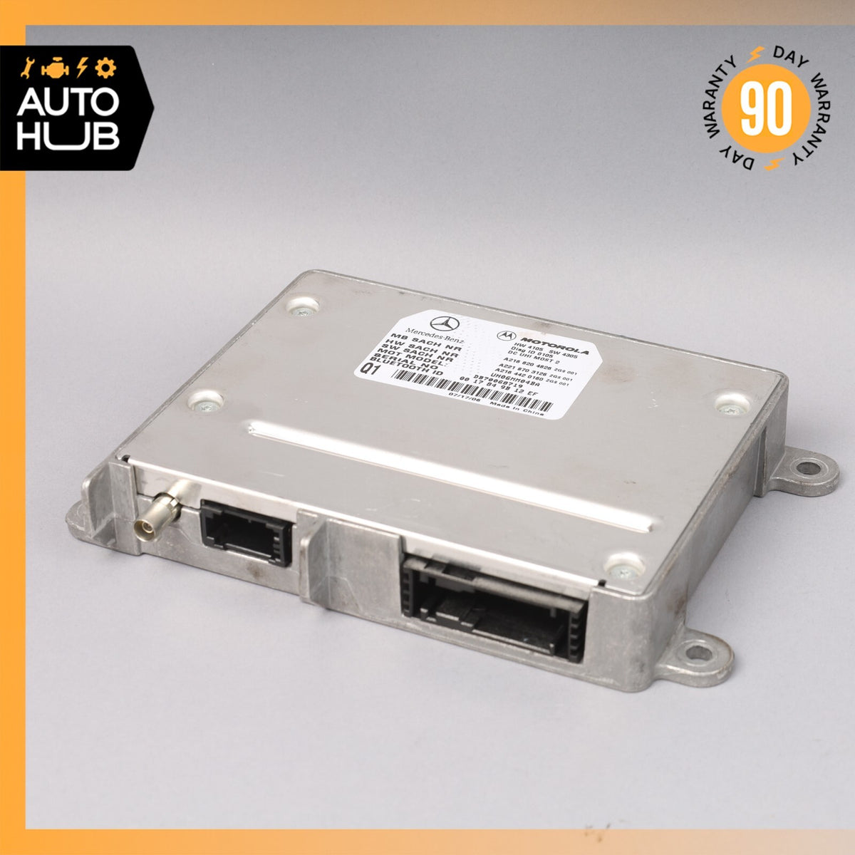 07-10 Mercedes W221 S600 CL550 Bluetooth Communication Module 2168204826 OEM - photo 1