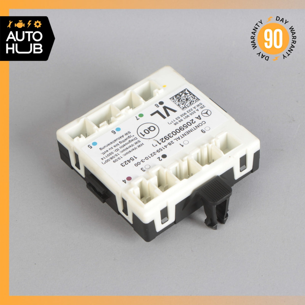 16-19 Mercedes W205 C300 C350e Front Left Side Door Control Module OEM 41k - photo 2