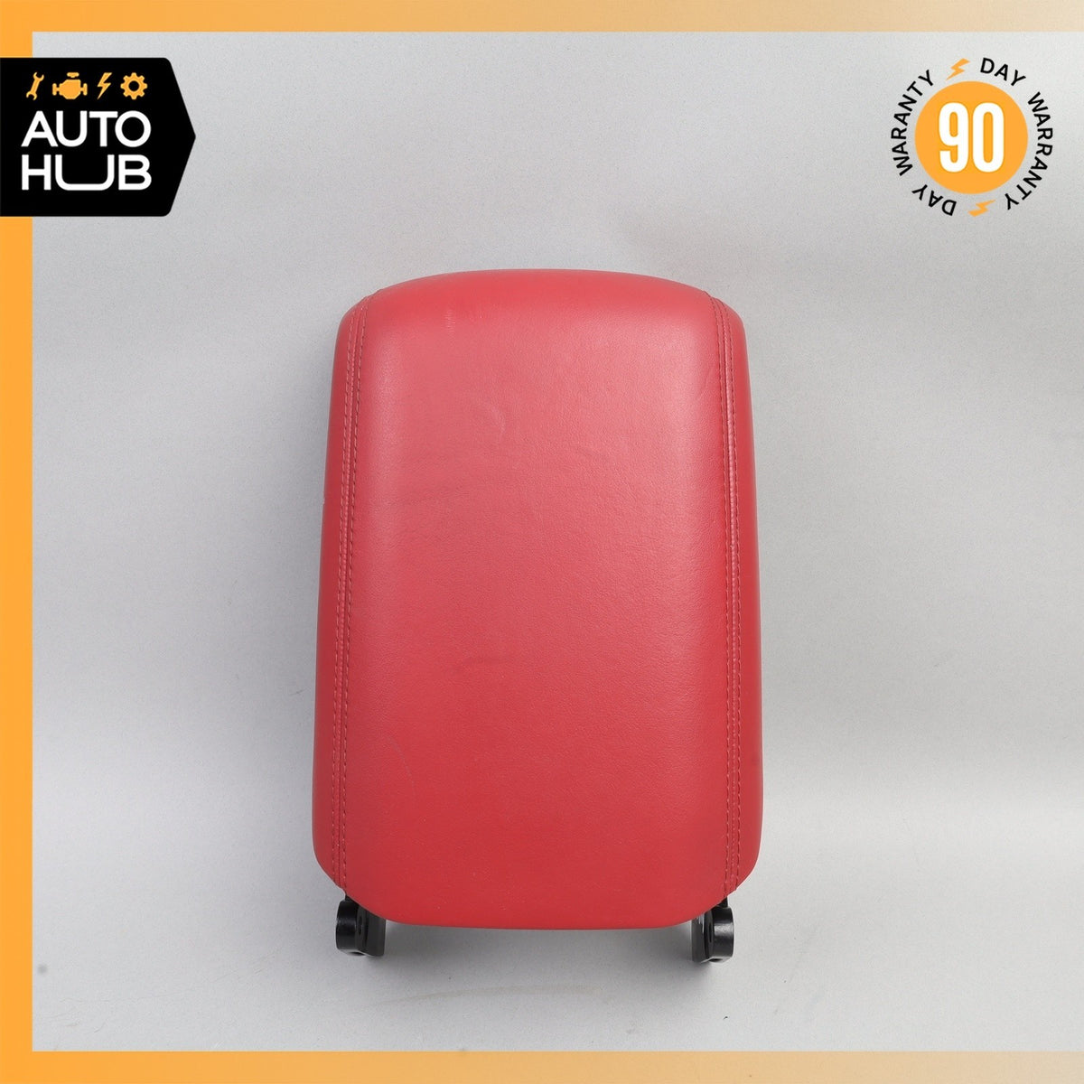 15-18 Porsche Macan 95B Center Console Arm Rest Armrest Cover Red OEM - photo 11
