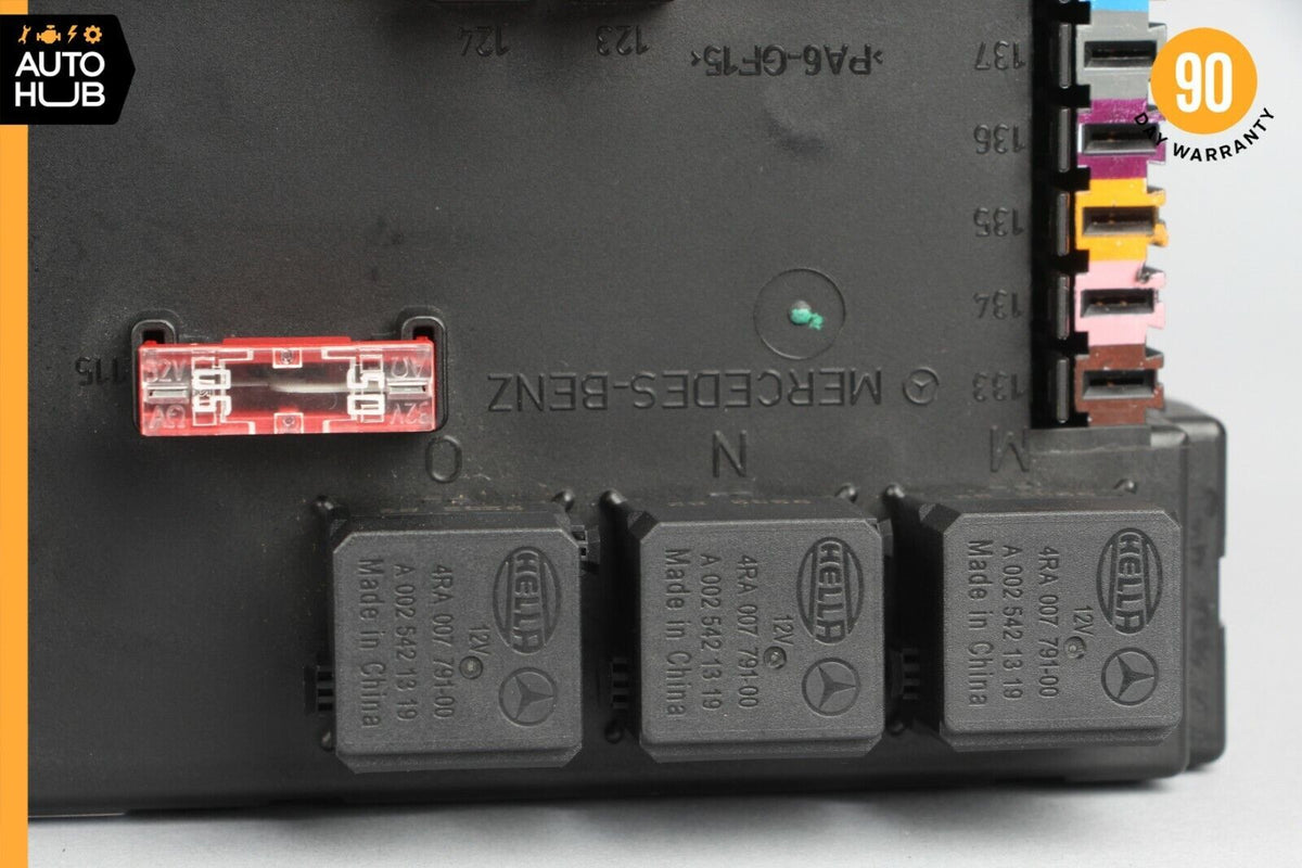 10-13 Mercedes W221 S400 S63 AMG Rear Sam Fuse Box Relay Module Control OEM - photo 7
