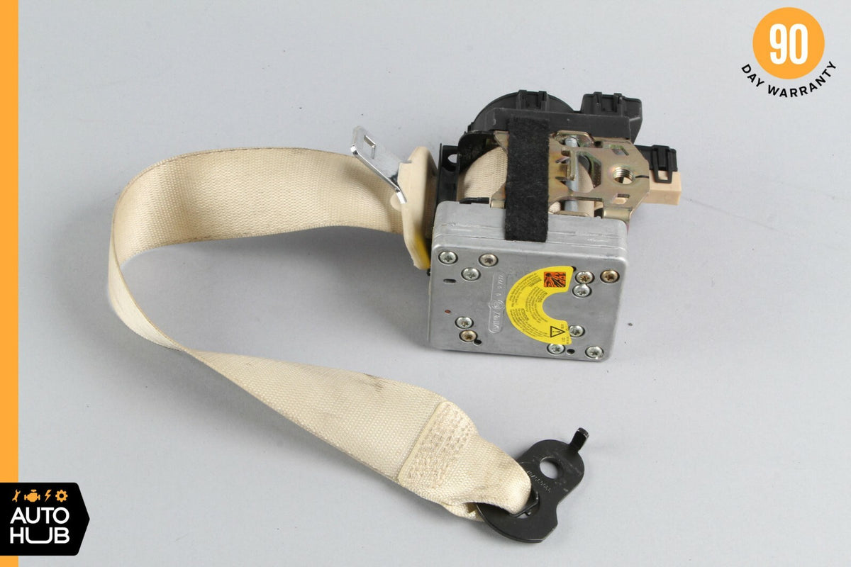 02-06 Mercedes W215 CL500 CL600 CL55 Seat Belt Retractor Front Right Beige OEM - photo 1