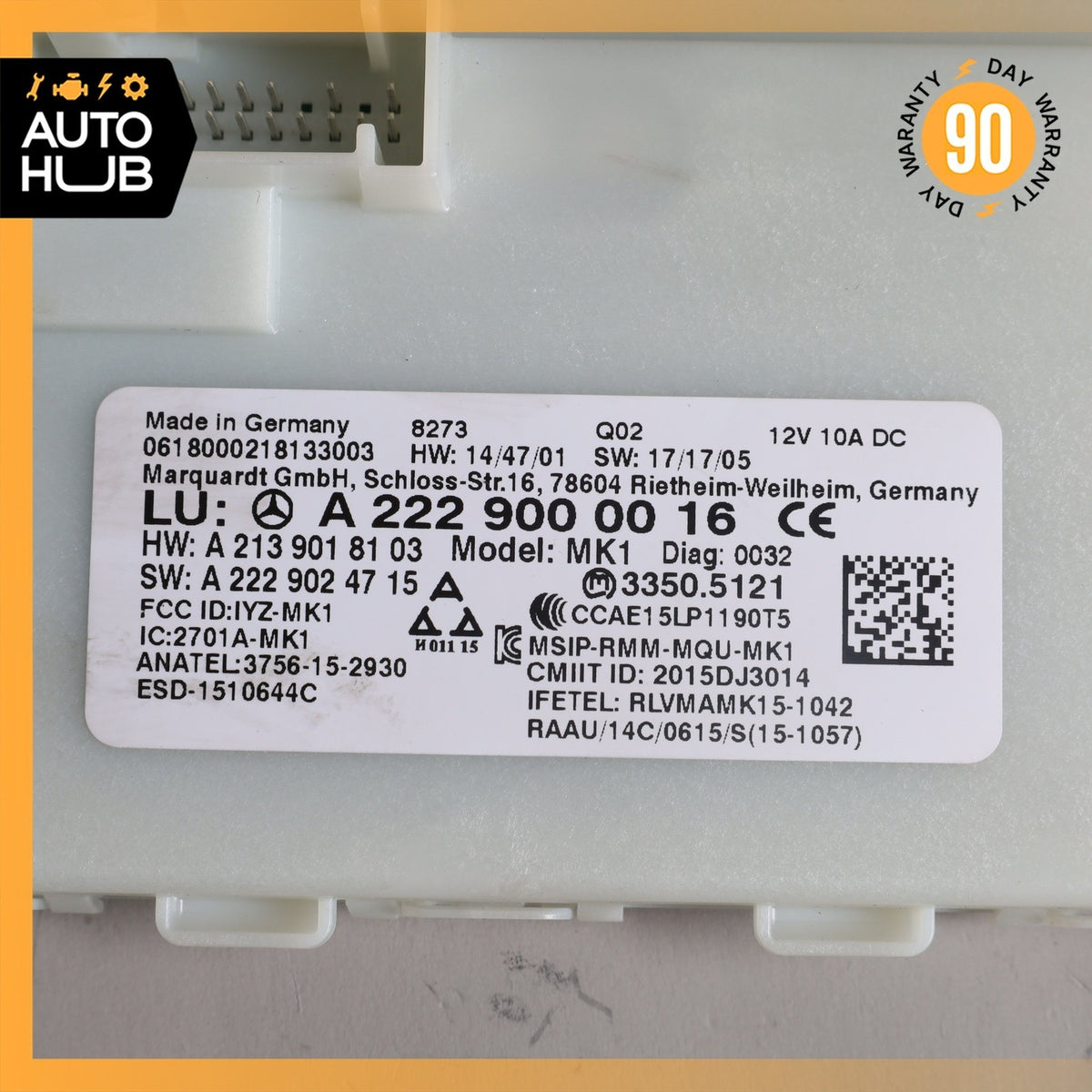 Mercedes W213 E300 Keyless Go Entry Control Module Unit OEM - photo 6