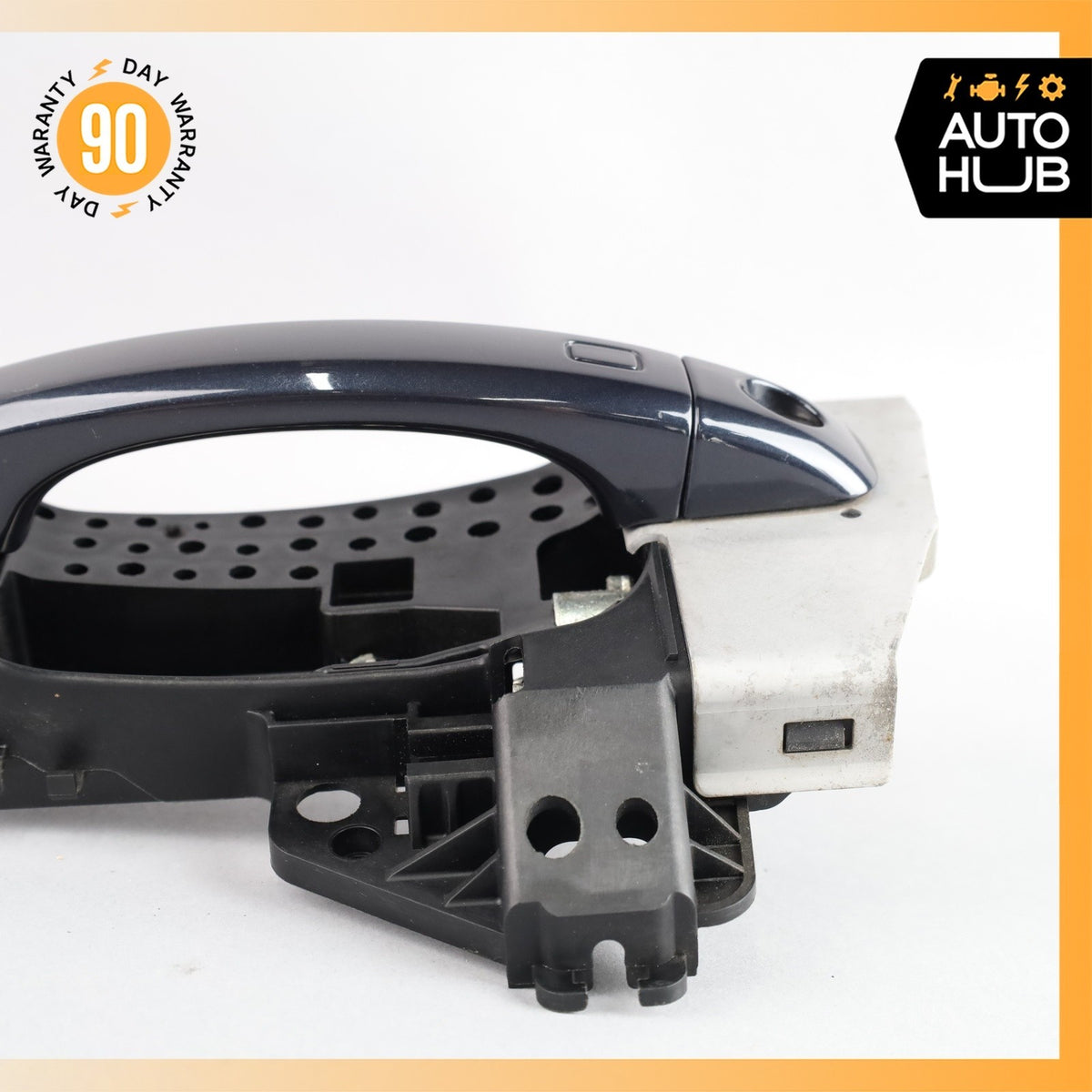 Audi B8 S4 Left Driver Exterior Door Handle w/ Keyless Go Blue 8T0837885B OEM - photo 4
