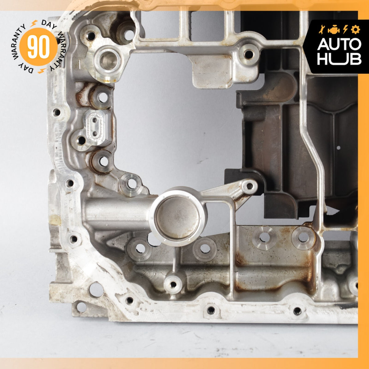 11-18 Porsche Cayenne 958 / Touareg Hybrid Engine Upper Oil Pan 06E103603AL OEM - photo 14