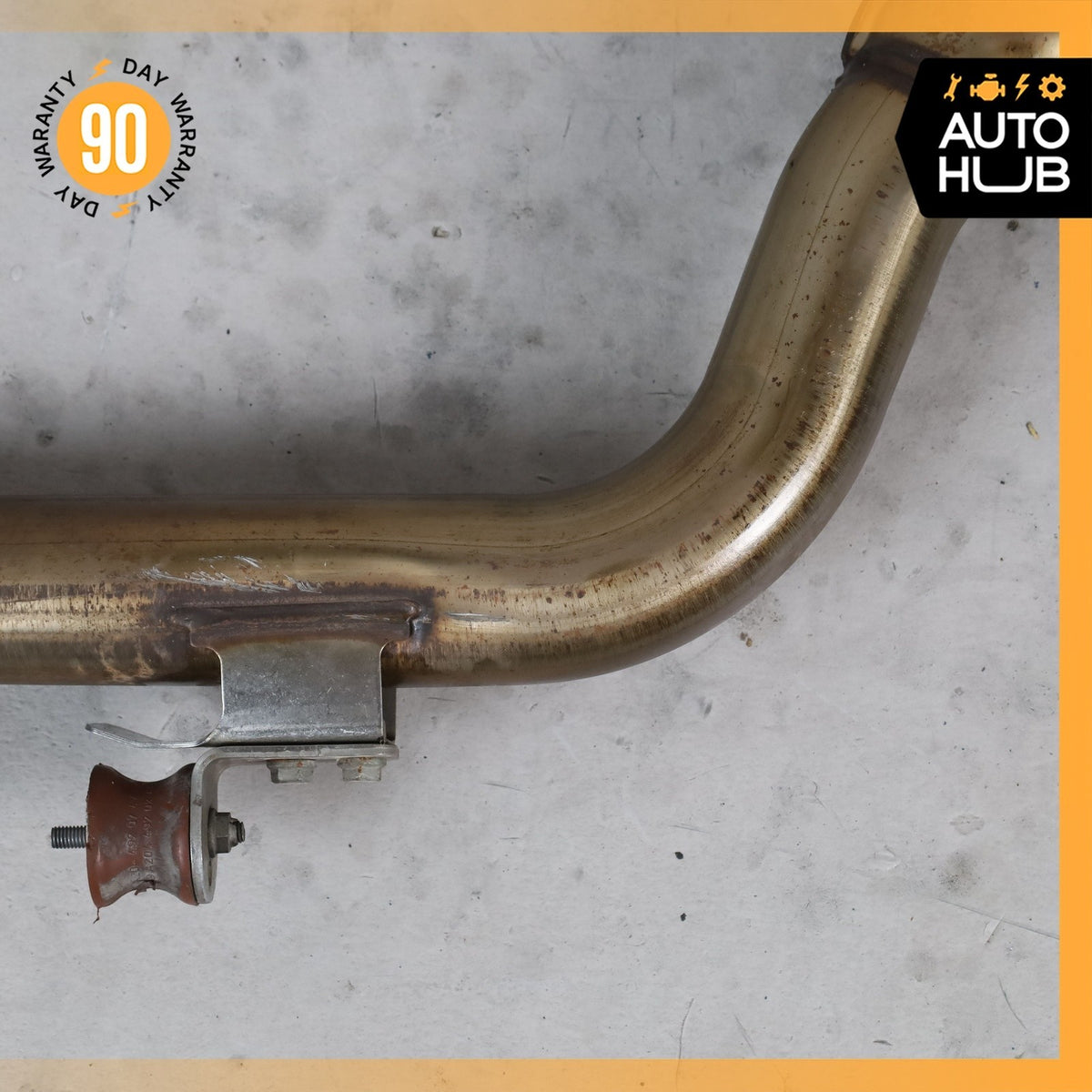 Mercedes W213 E43 AMG E450 Engine Exhaust Downpipe Center Resonator OEM 77k - photo 16