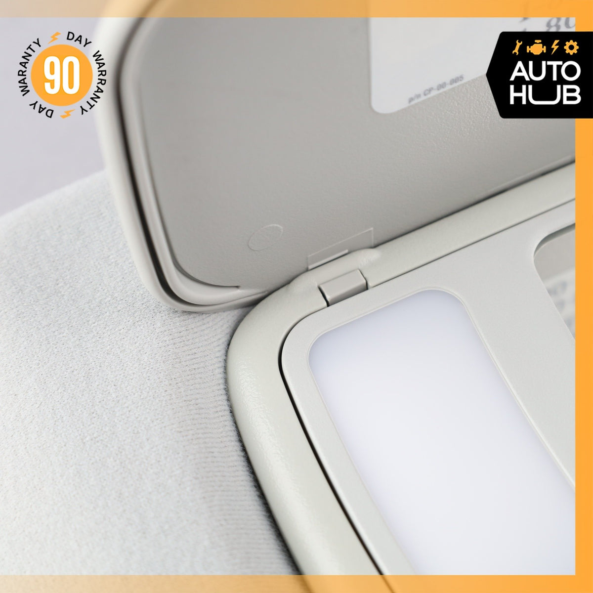 02-05 Mercedes W163 ML350 ML320 ML500 Left Side Sunvisor Shade Cover Gray OEM - photo 11