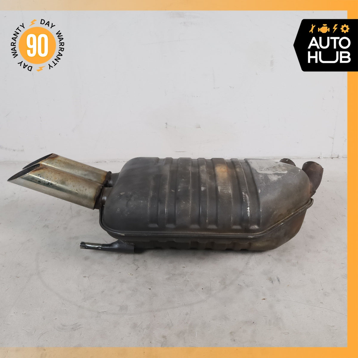 96-99 Mercedes W140 CL600 S600 Coupe Exhaust Muffler OEM 63k - photo 9