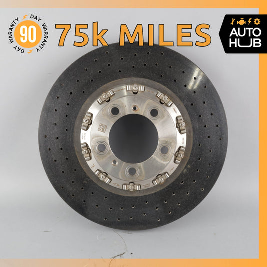 10-16 Porsche Panamera 970 PCCB Front Left Carbon Ceramic Brake Rotor OEM 75k - photo 1