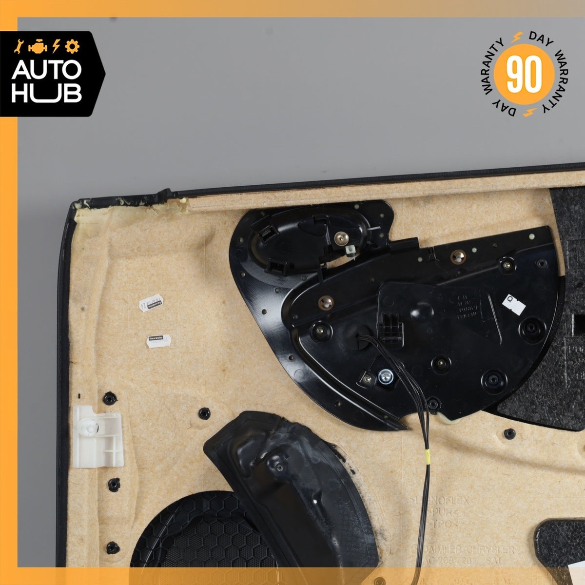 06-09 Mercedes W209 CLK350 CLK500 Door Panel Front Left Side Black OEM 67k - photo 15