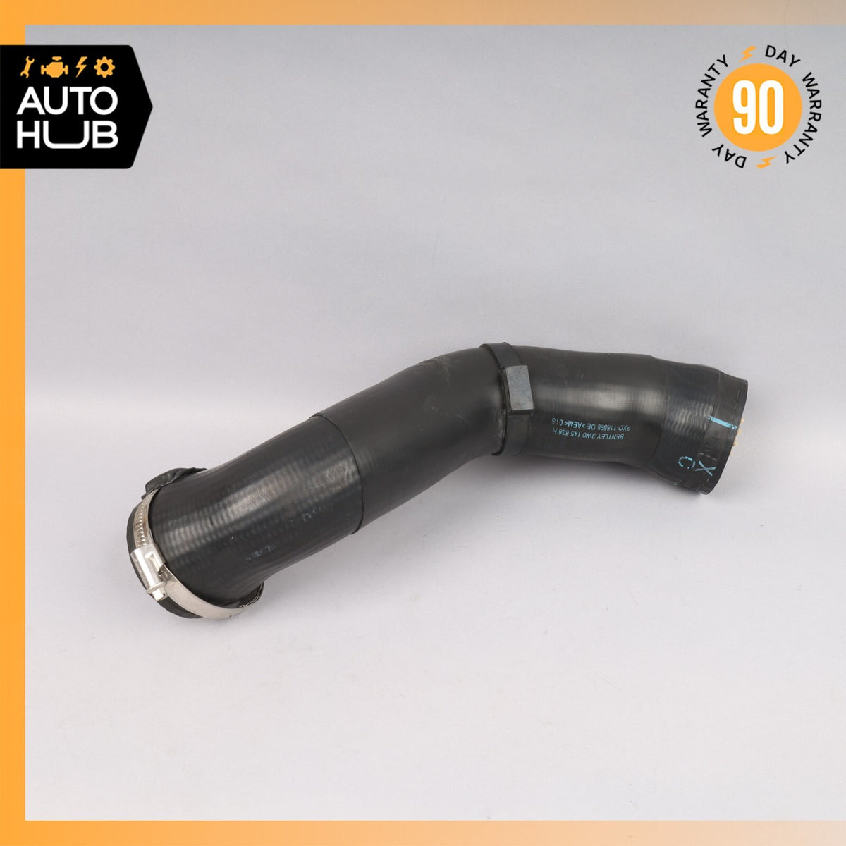 03-12 Bentley Continental GTC 6.0L W12 Left Side Intercooler Hose Pipe OEM 59k - photo 11