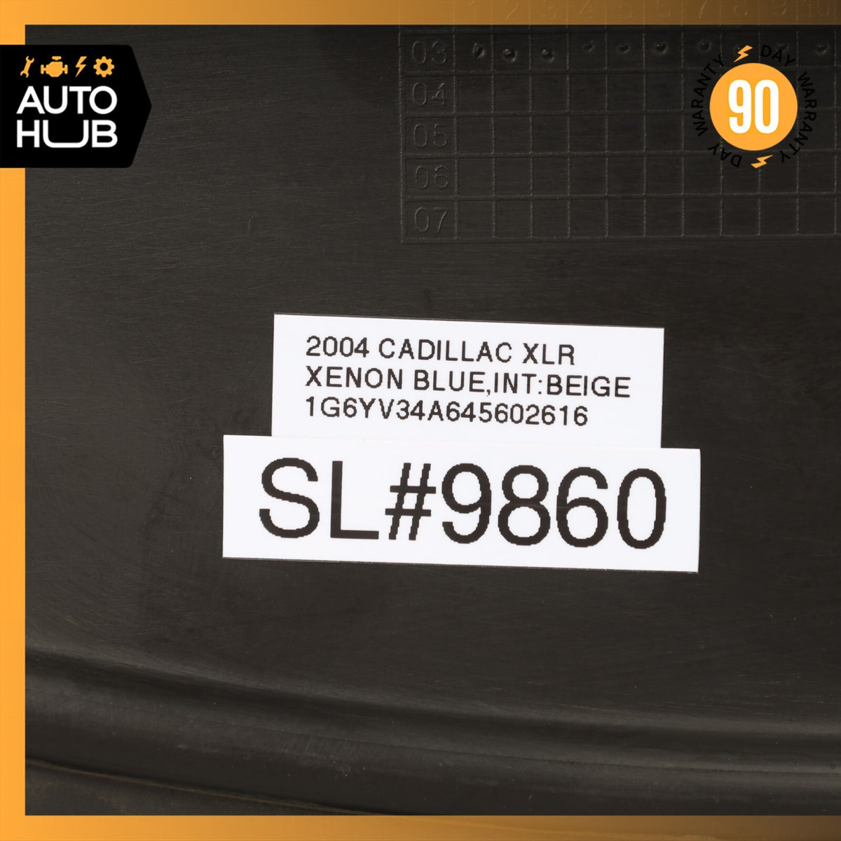 04-08 Cadillac XLR Under Hood Trim Panel 10253389 OEM - photo 12