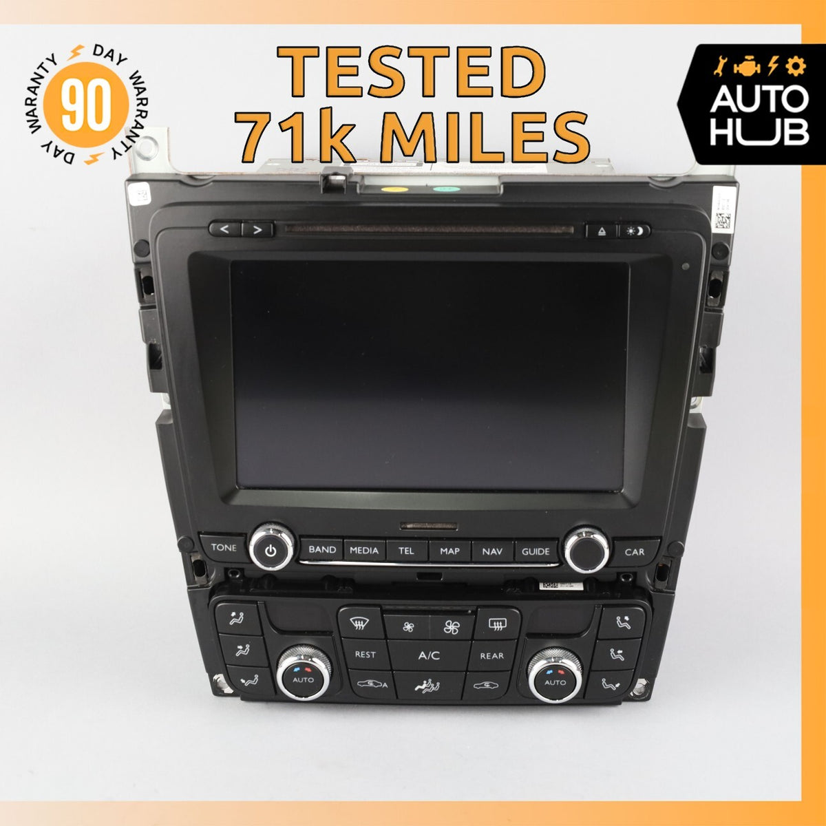 12-13 Bentley Continental GTC GT Command Head Unit Navigation Radio OEM 71k - photo 1