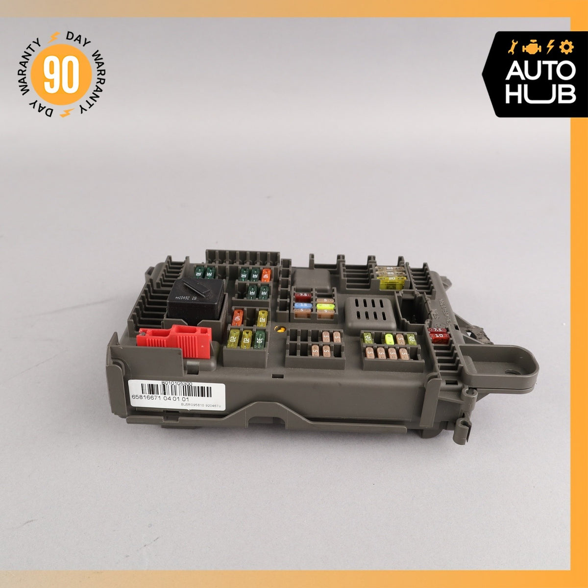07-14 BMW E70 X5 X6 Rear Trunk Power Distribution Fuse Relay Box OEM - photo 3