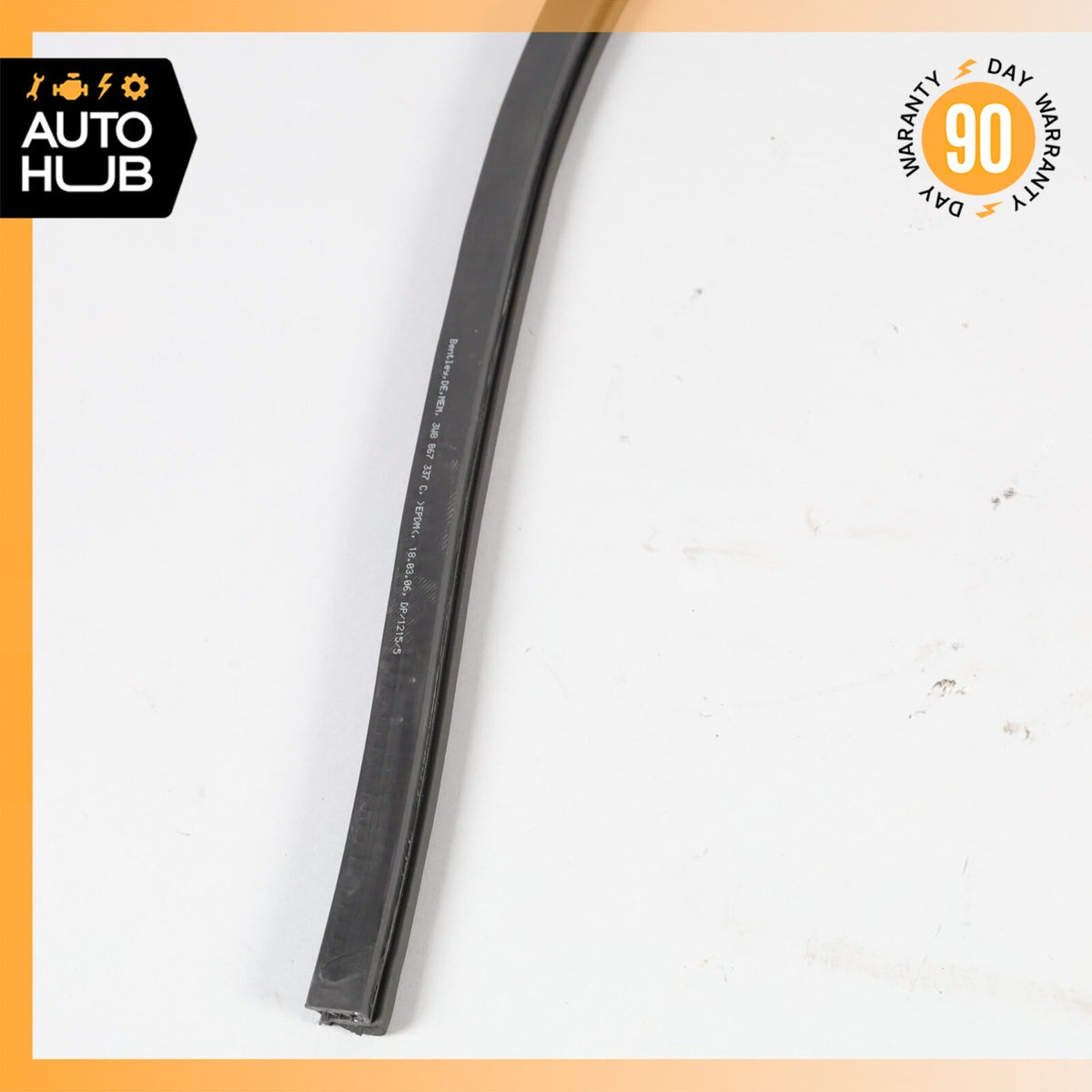 03-10 Bentley Continental GT Coupe Left or Right Side Lower Door Seal Rubber OEM - photo 2