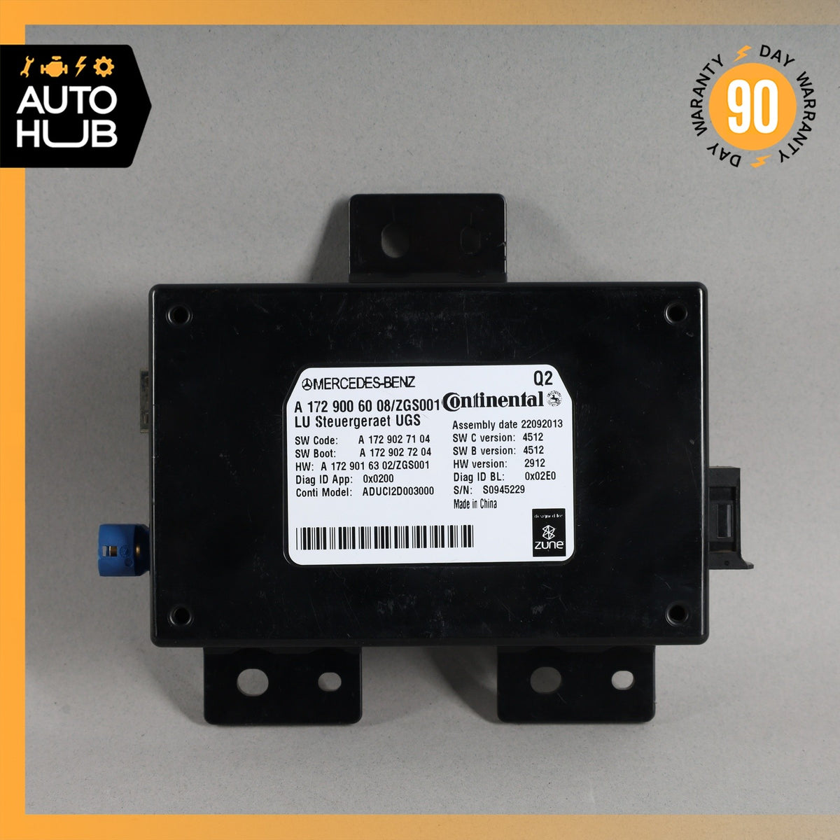 Mercedes W207 E350 C250 GL550 Communication Control Module 1729001906 OEM - photo 7