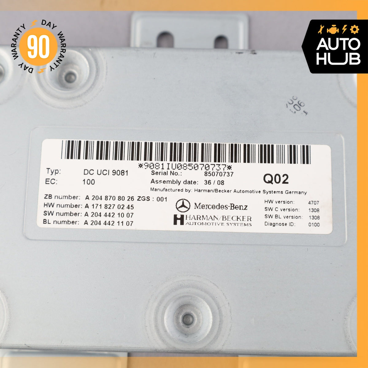 Mercedes R230 SL550 E350 C300 Communication Interface Module 2049005704 OEM - photo 9