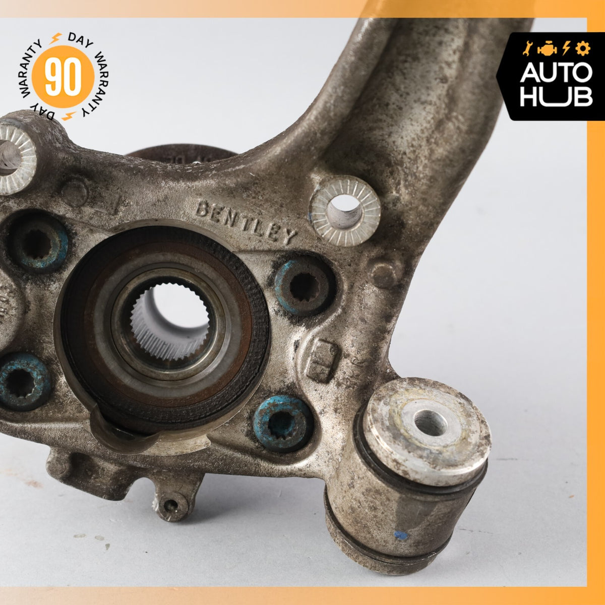 07-11 Bentley Continental GTC Rear Right Side Spindle Knuckle Hub OEM 62k - photo 3