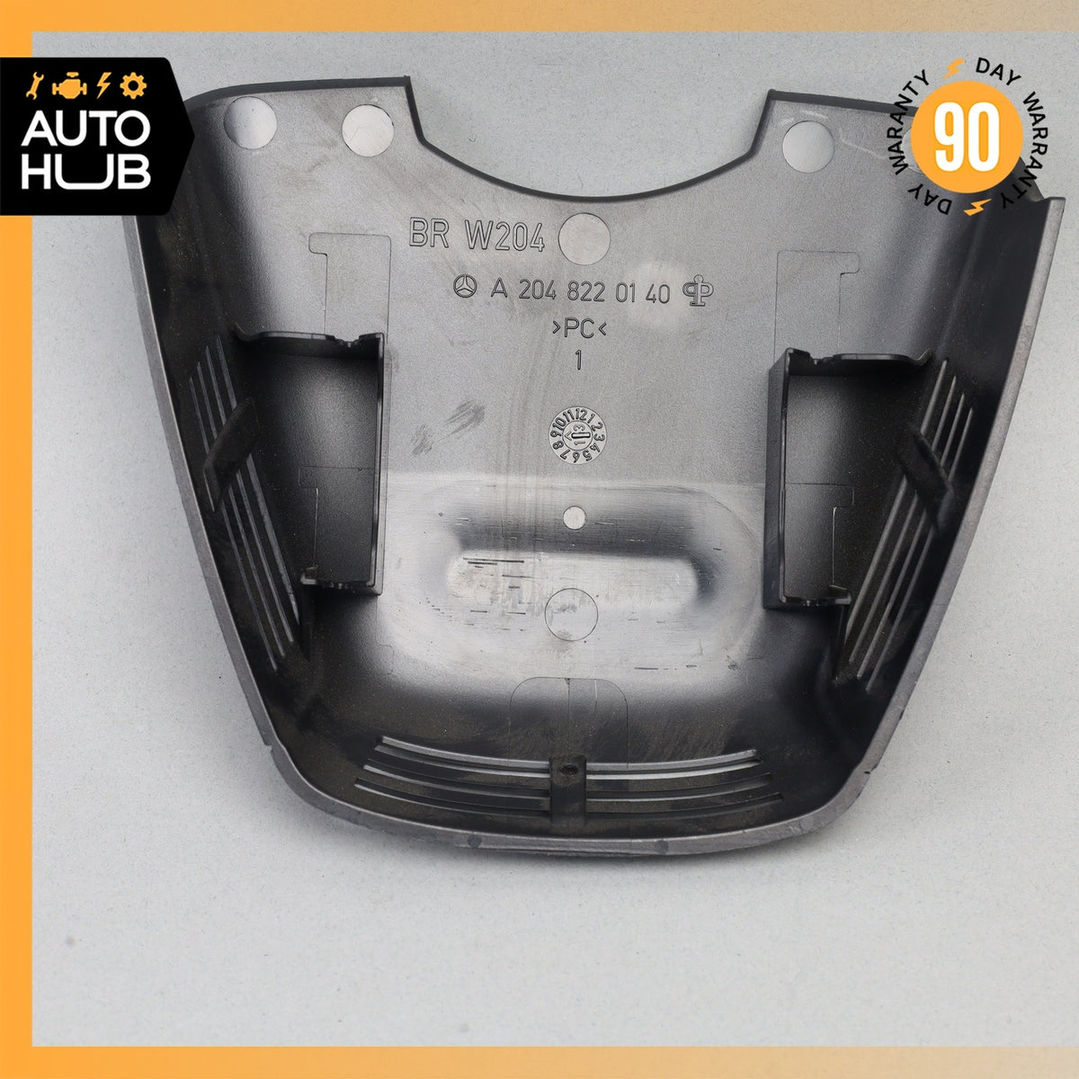 08-16 Mercedes W212 E250 C250 E350 Interior Rear View Mirror Cover Black OEM - photo 5