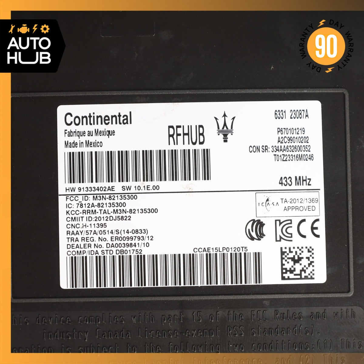 17-22 Maserati Levante M161 Ghibli Keyless Go Entry Control Module Unit OEM 26k - photo 10