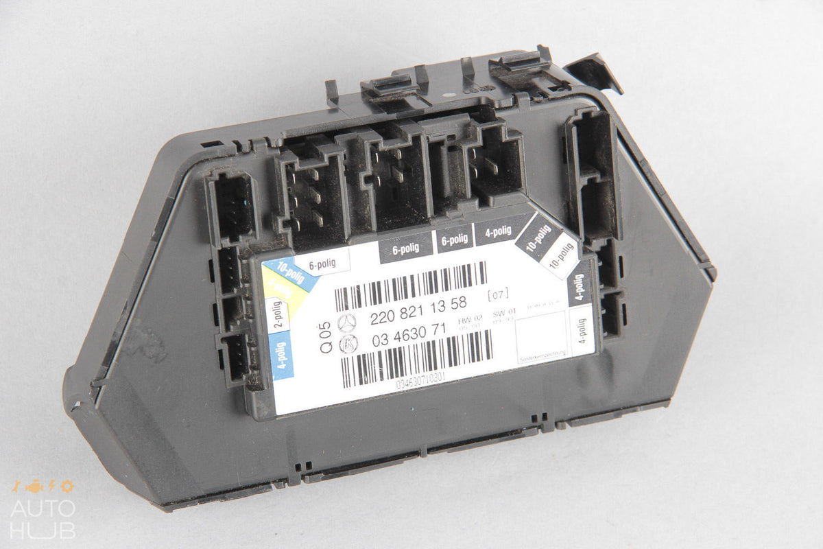 00-06 Mercedes W220 S500 S600 AMG Rear Left Seat Control Switch 2208211358 OEM - photo 9