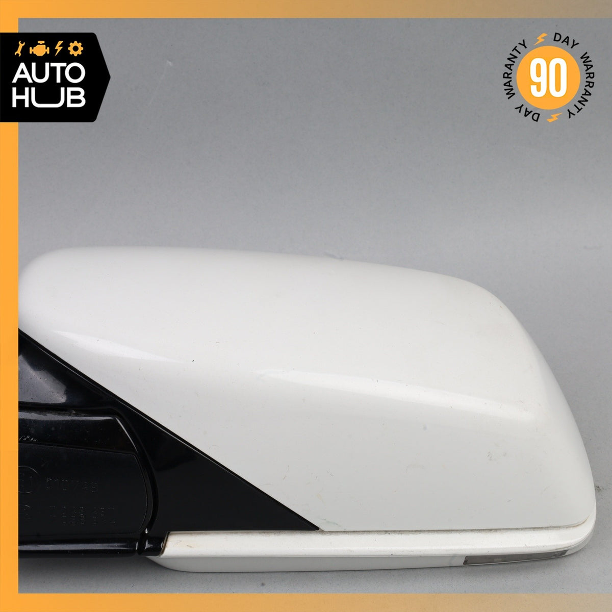 06-10 BMW E64 650i Left Driver Side Rear View Door Mirror Alpine White OEM 65k - photo 7