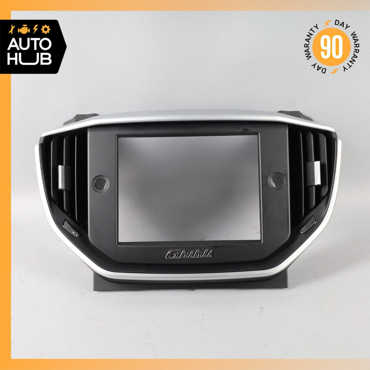 14-16 Maserati Ghibli Center Dash Air Vent Grille Screen Frame Trim Panel OEM - photo 1