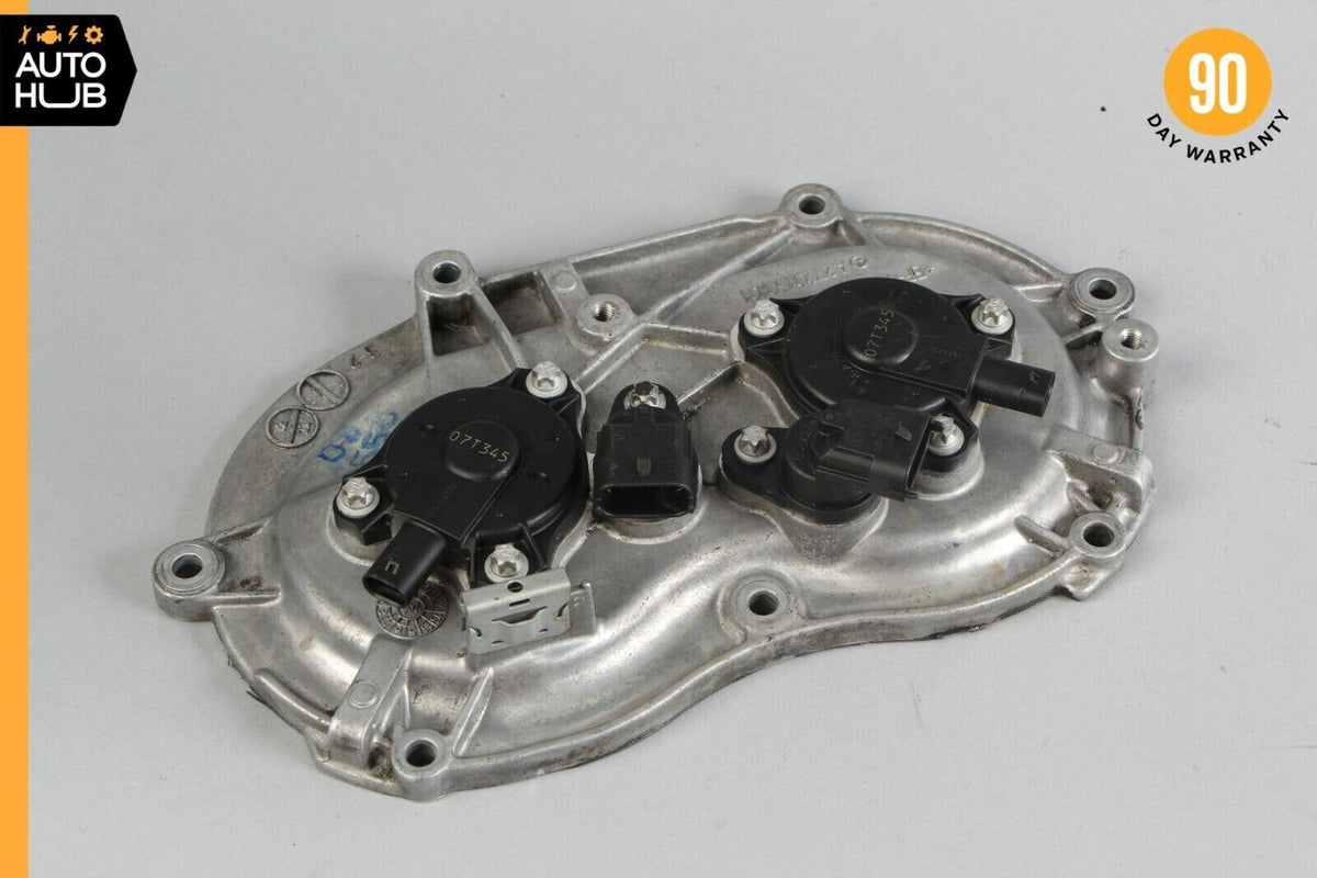 Mercedes W221 S550 C300 E350 Front Right Engine Timing Chain Cover Plate OEM - photo 1