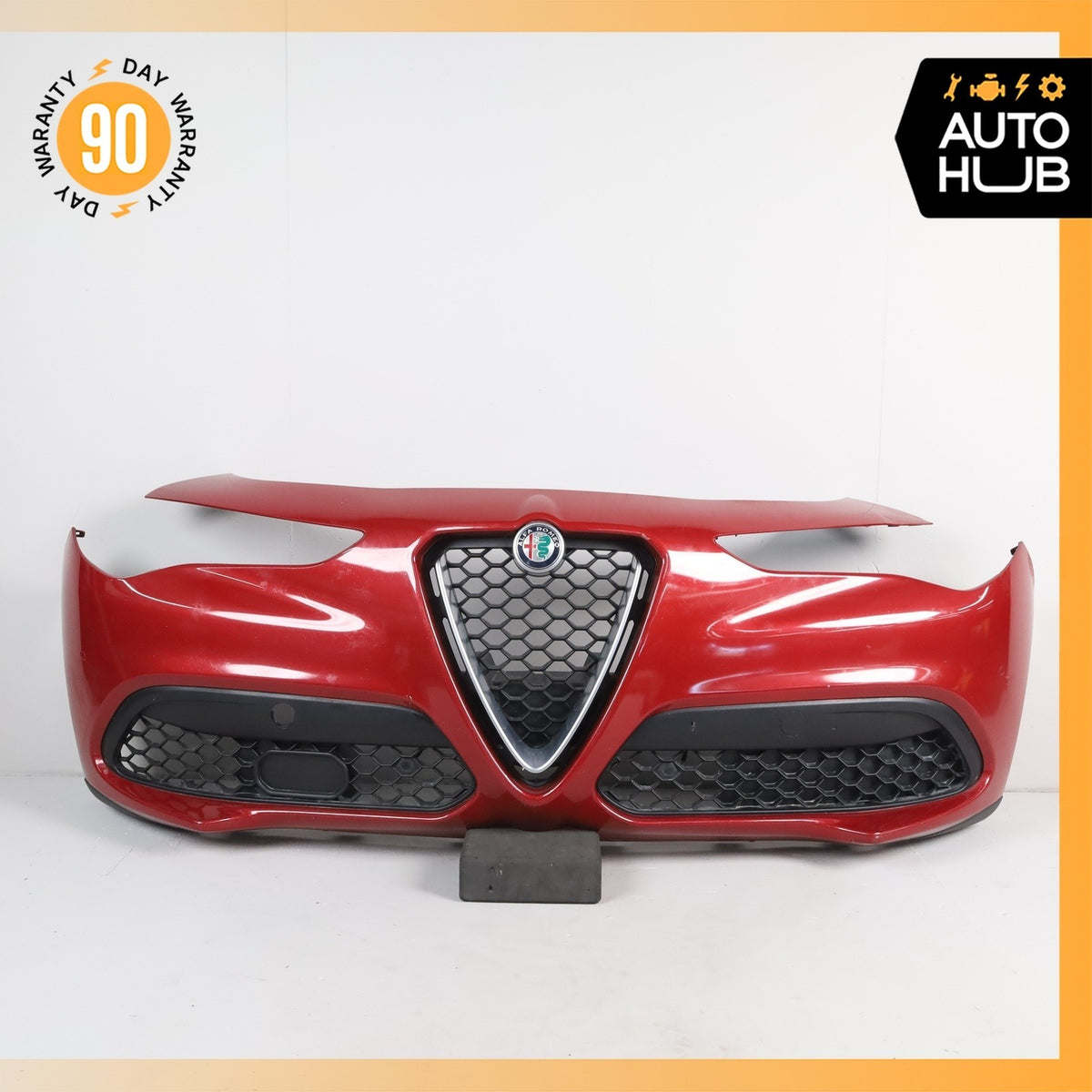 17-26 Alfa Romeo 949 Stelvio Front Bumper Cover Assembly Red OEM 72k - photo 1